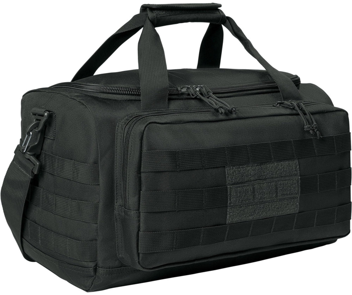 Tactical Gear MOLLE Carry Bag, Durable 600D Polyester, Patch-Ready & Padded Strap, Medium Size