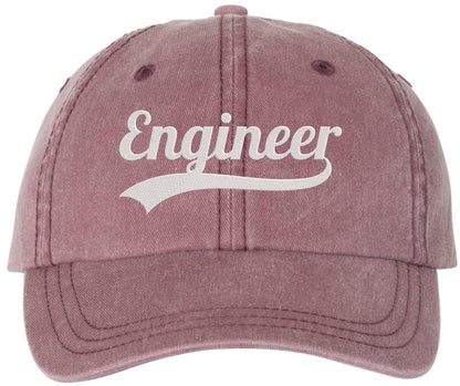 Engineer Embroidered Baseball Cap | Adjustable Premium Stitching Great Gift for Engineering & Students Dad Hat
