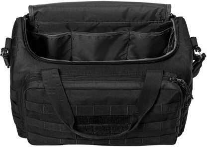 Tactical Gear MOLLE Carry Bag, Durable 600D Polyester, Patch-Ready & Padded Strap, Medium Size