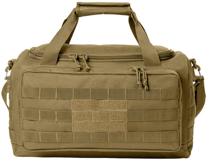 Tactical Gear MOLLE Carry Bag, Durable 600D Polyester, Patch-Ready & Padded Strap, Medium Size