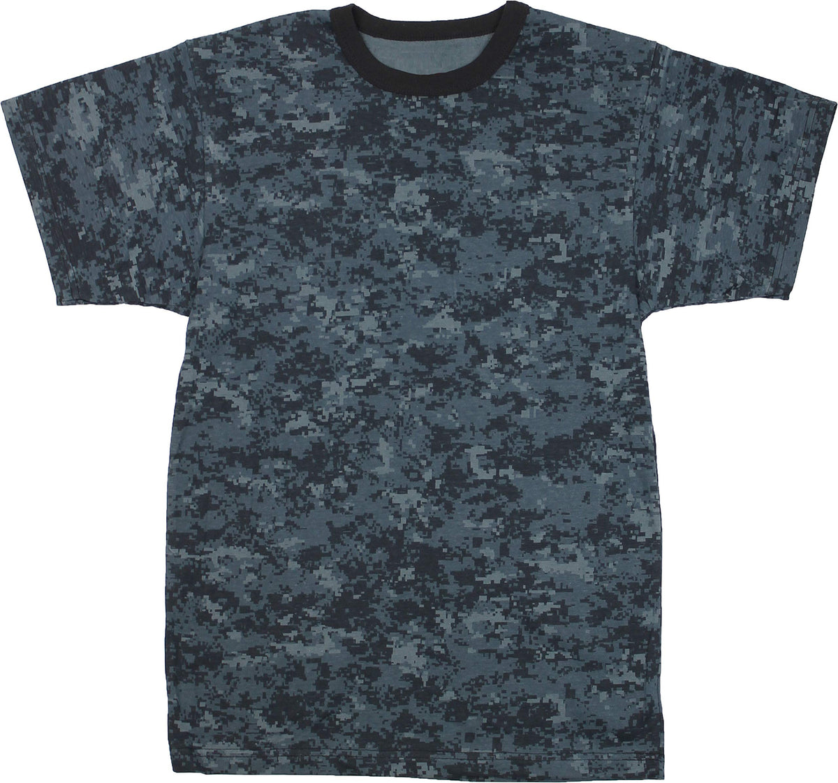 Tactical Camouflage T-Shirt Army Fashion Color Camo Military Crewneck Short Sleeve Top Tee Shirt