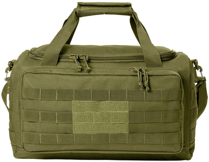Tactical Gear MOLLE Carry Bag, Durable 600D Polyester, Patch-Ready & Padded Strap, Medium Size