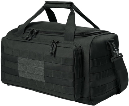 Tactical Gear MOLLE Carry Bag, Durable 600D Polyester, Patch-Ready & Padded Strap, Medium Size