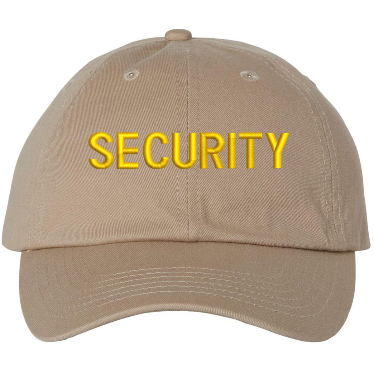 SECURITY Low Profile Baseball Dad Cap Unstructured Uniform Guard Officer Agent Adjustable Hat