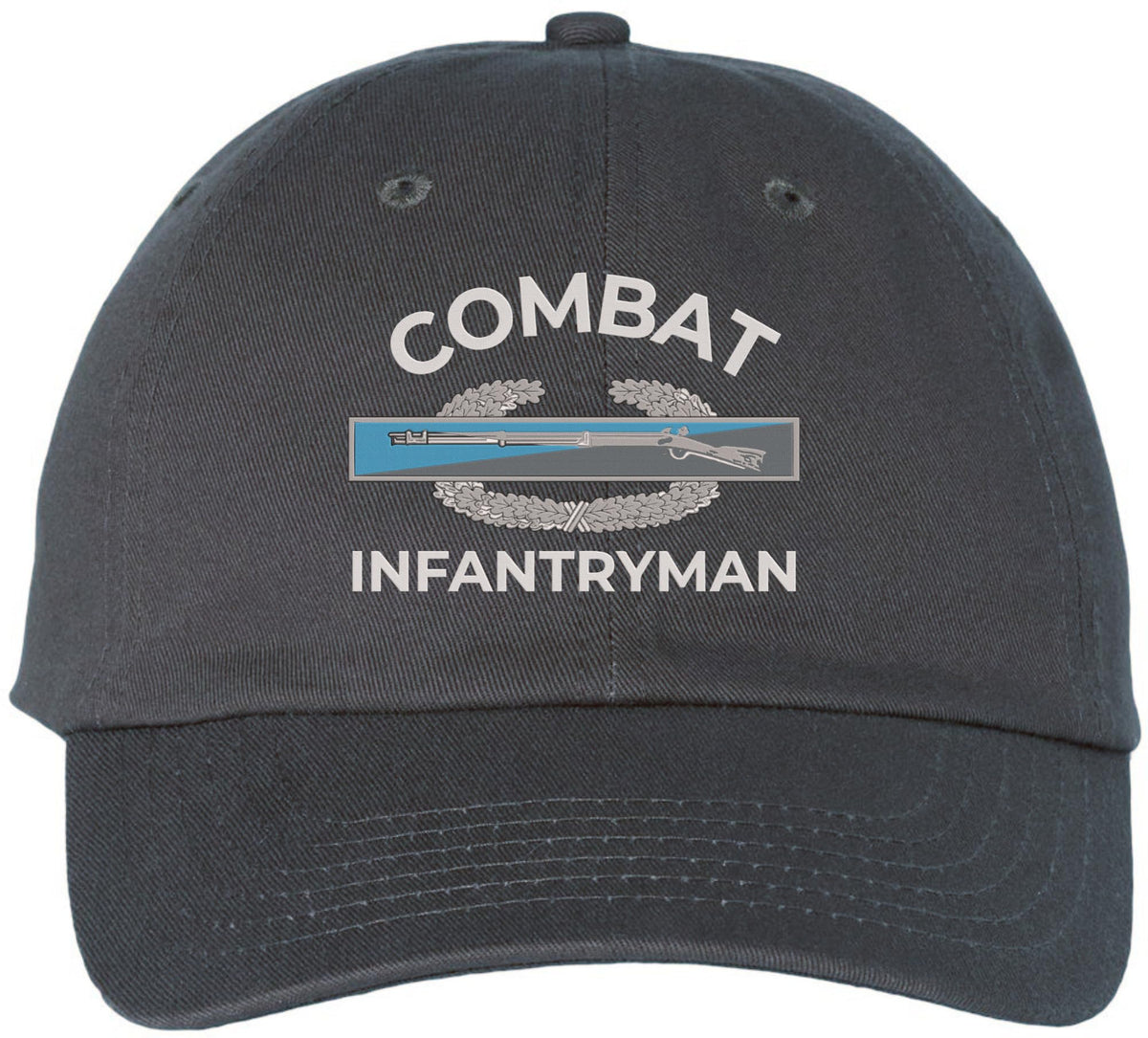Combat Infantryman Embroidered Baseball Cap - Army CIB & Veteran Gift for Men & Women - 100% Cotton Adjustable Hat