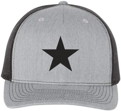 Star Embroidered Trucker Cap Patriotic Streetwear Mesh Back Baseball Hat