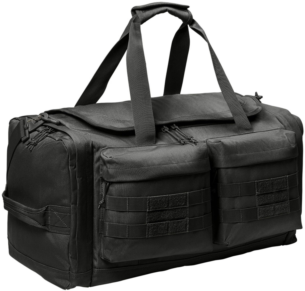 Tactical MOLLE Duffel Bag Heavy Duty Military Gym & Travel Bag, Multiple Compartments, Water-Resistant, Carry-On