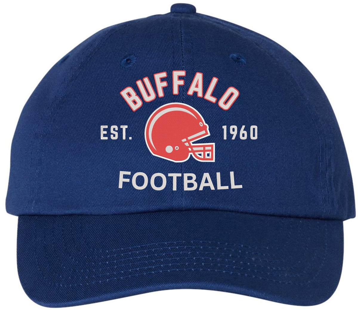 Football Team Dad Hat USA Embroidered Cotton Cap Adjustable Buckle National League Color Helmet Fan Hat