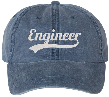 Engineer Embroidered Baseball Cap | Adjustable Premium Stitching Great Gift for Engineering & Students Dad Hat