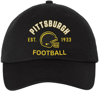 Football Team Dad Hat USA Embroidered Cotton Cap Adjustable Buckle National League Color Helmet Fan Hat