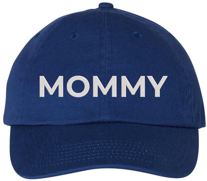 Mommy Embroidered Baseball Hat | 100% Cotton Bold Dad Cap Casual Mother's Day Gift for Mom