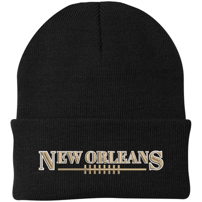 USA Football League City Embroidered Beanie National US Footballs Colors Game Day Winter Warm Watch Cap