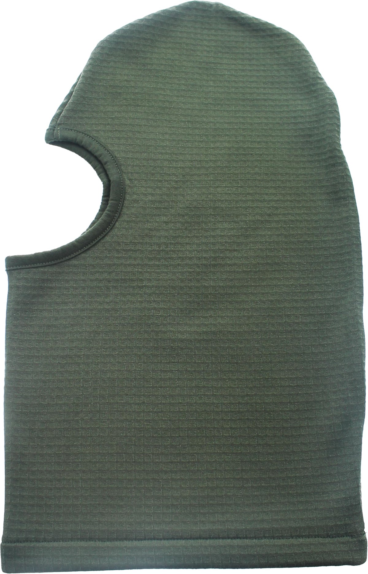 Tactical Waffle Knit Balaclava, One-Hole Face Mask, ECWCS Cold Weather Head Cover - Gen II Grid Fleece