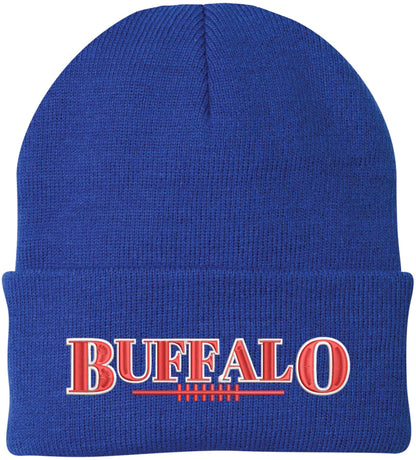 USA Football League City Embroidered Beanie National US Footballs Colors Game Day Winter Warm Watch Cap