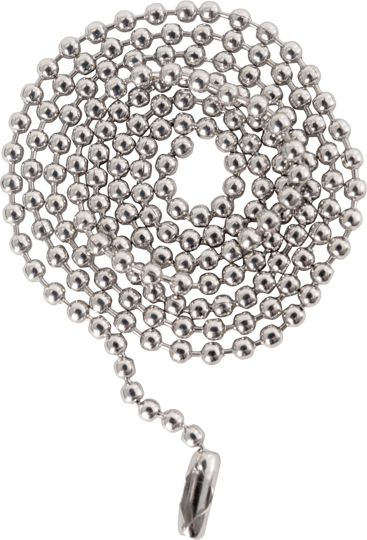 Silver - Military GI Style Dog Tag Chain Set with 24 in. and 4 1 2 in. Chains
