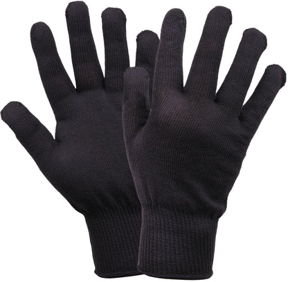 Black - Genuine GI Glove Liners - Polypropylene USA Made