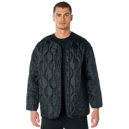 Gunmetal Grey - Tactical M-65 Field Jacket Army Coat M65 - Poly/Cotton Twill - with Removeable Liner