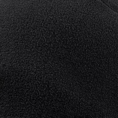 Black - Polar Fleece Watch Cap Tactical Large Skull Watchman Beanie