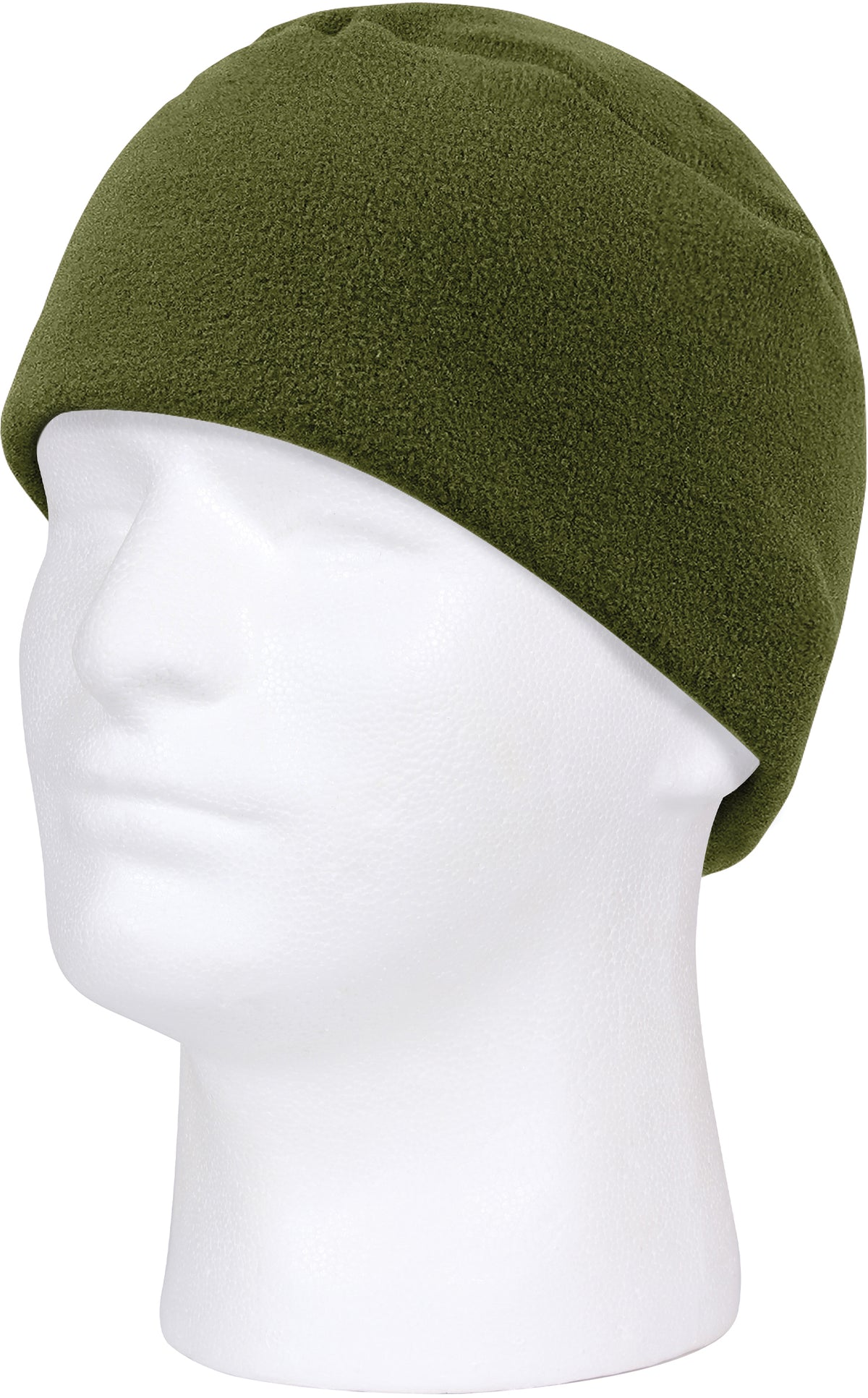 Olive Drab - Polar Fleece Watch Cap Tactical ECWCS Large Beanie