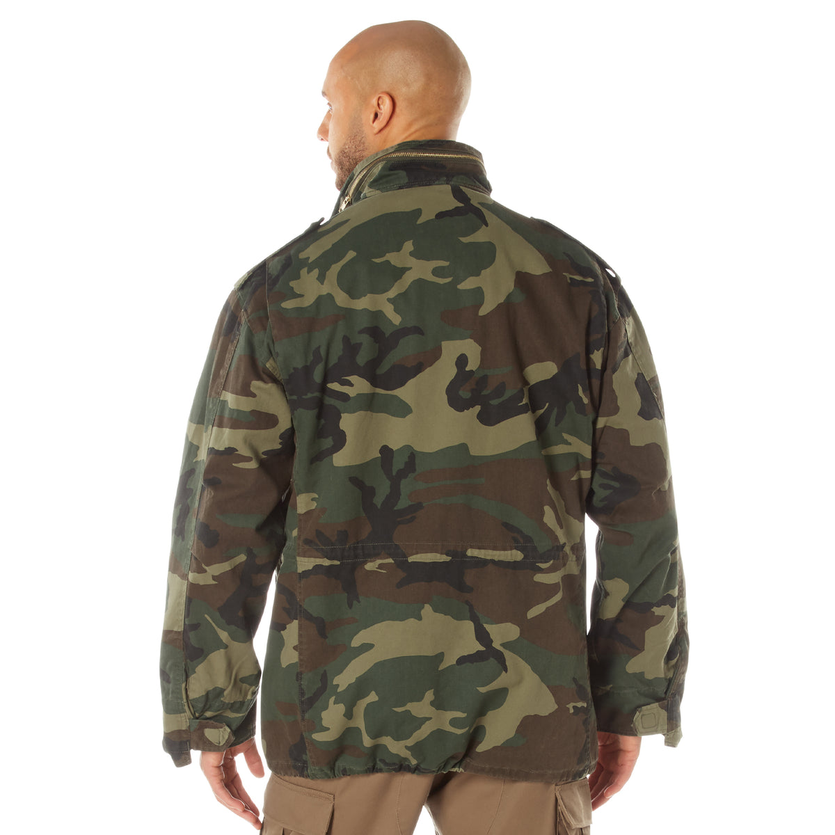 Woodland Camouflage - Tactical M-65 Field Lightweight Jacket