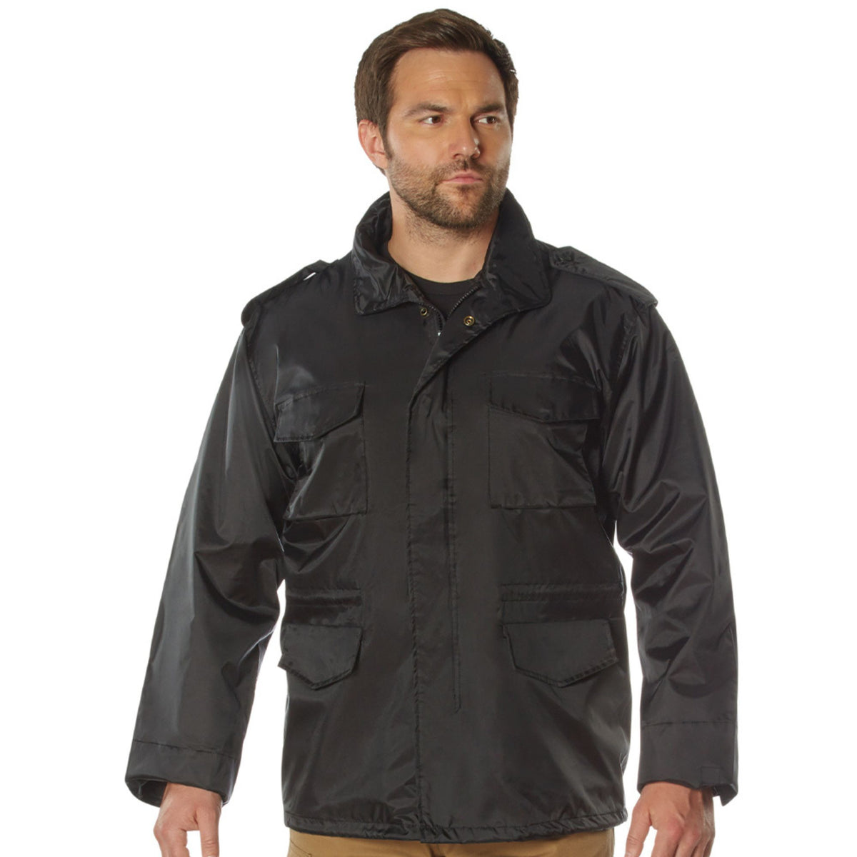 Black - Water Resistant M-65 Storm Jacket