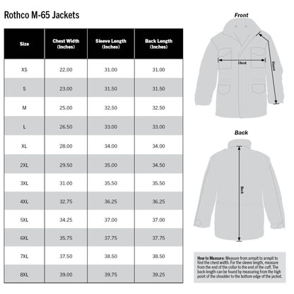 Black - Water Resistant M-65 Storm Jacket