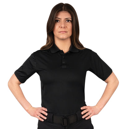 Womens Tactical Polo Shirt Short Sleeve Stretch Quick Dry Performance Uniform