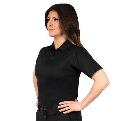 Womens Tactical Polo Shirt Short Sleeve Stretch Quick Dry Performance Uniform