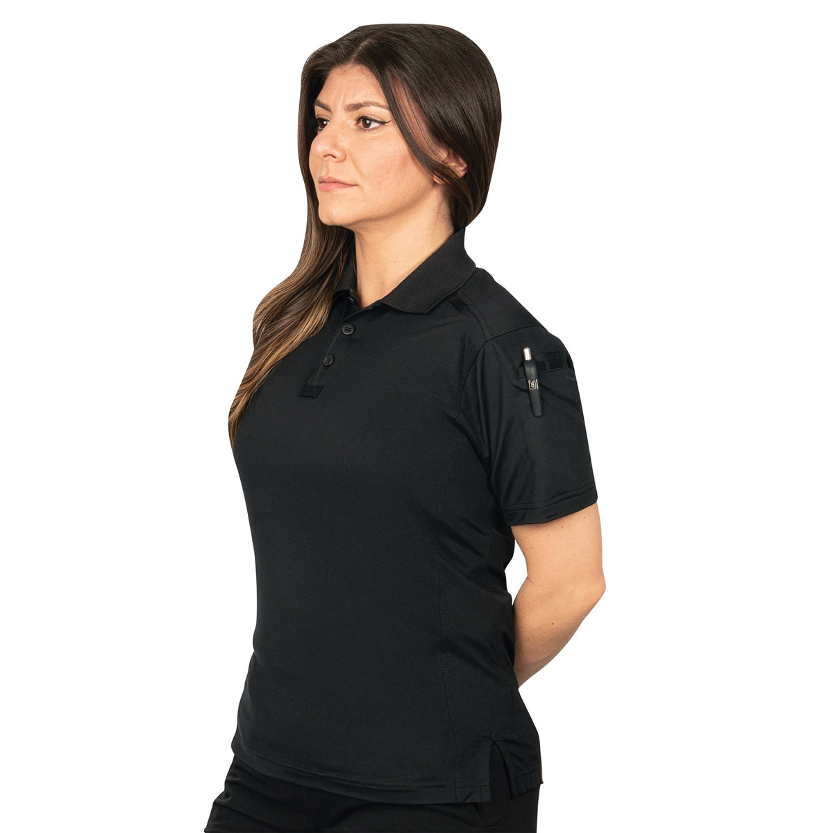 Womens Tactical Polo Shirt Short Sleeve Stretch Quick Dry Performance Uniform