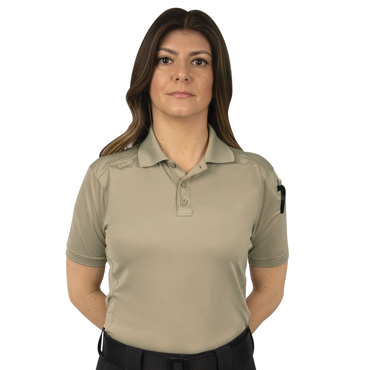 Womens Tactical Polo Shirt Short Sleeve Stretch Quick Dry Performance Uniform