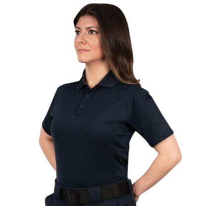 Womens Tactical Polo Shirt Short Sleeve Stretch Quick Dry Performance Uniform