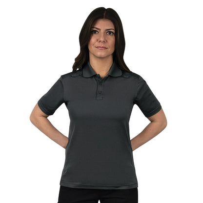Womens Tactical Polo Shirt Short Sleeve Stretch Quick Dry Performance Uniform