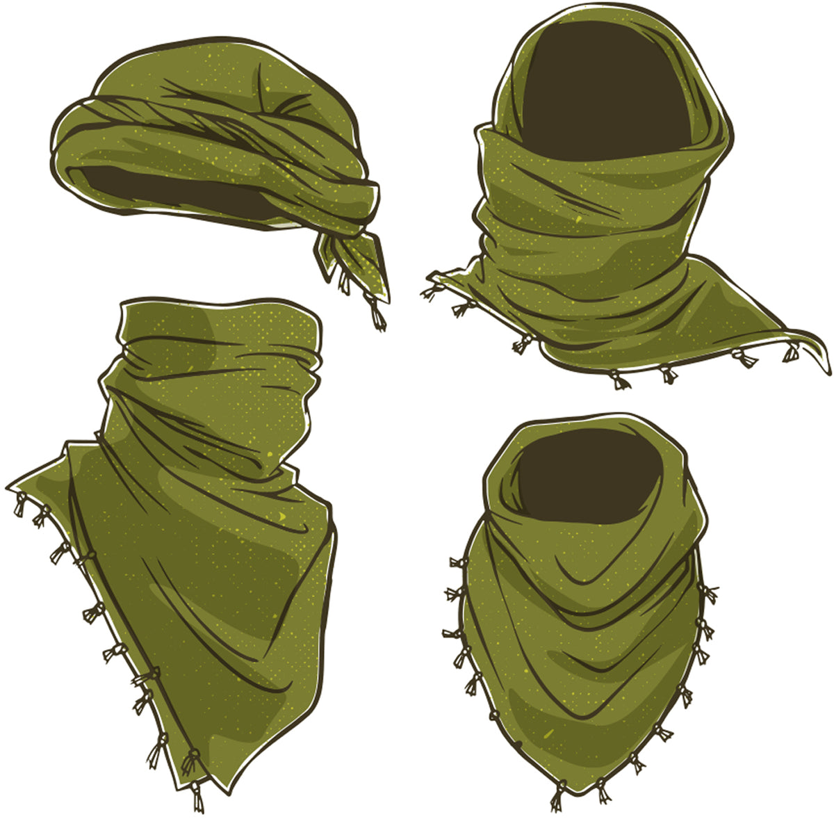 ACU Digital Camouflage - Shemagh Tactical Desert Scarf