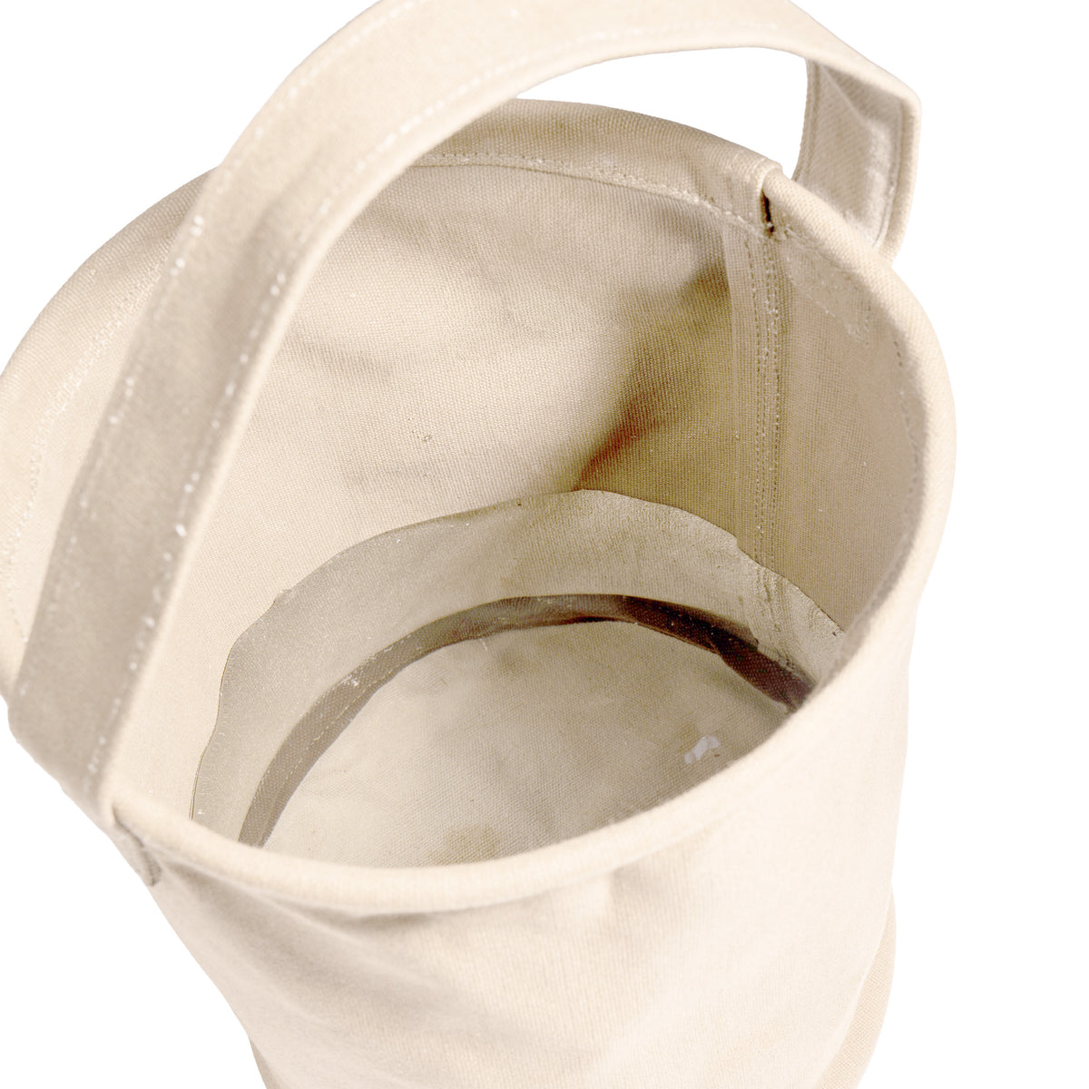 Khaki - Natural Canvas Water Bucket 10 in. x 9 in.