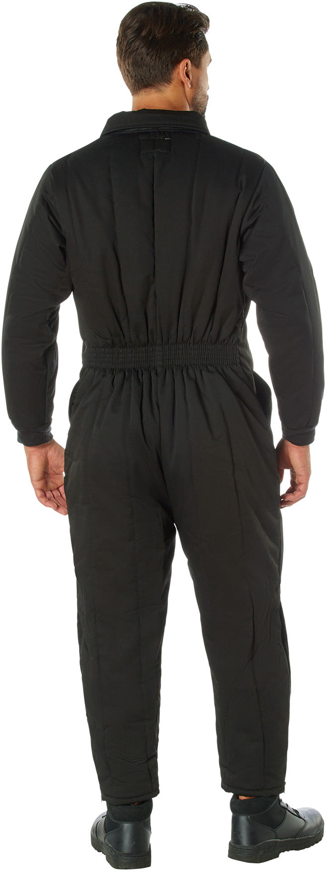 Black - Outdoor Cold Weather Insulated Coveralls