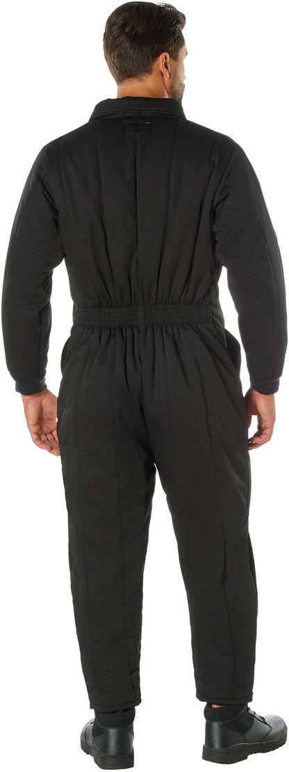 Black - Outdoor Cold Weather Insulated Coveralls