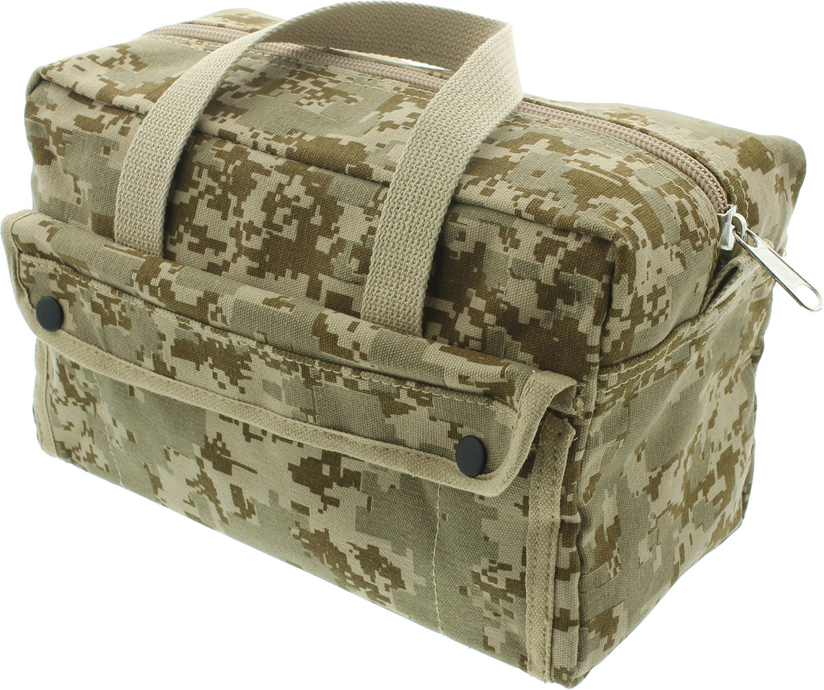 Heavy Duty Cotton Canvas Tool Bag - Military Field Carry Bag - General Purpose Storage Bag