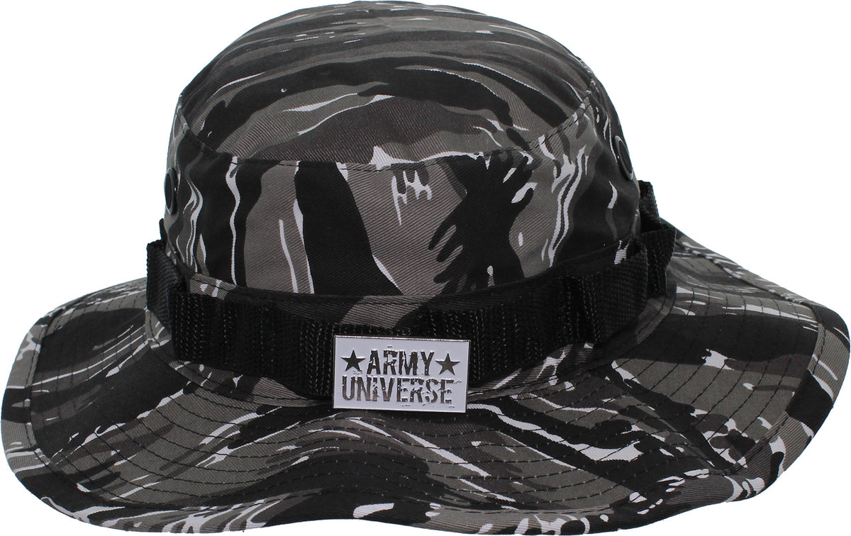 Tactical Boonie Hat Military Bucket Cap Camo Digital or Solid Wide Brim Sun Fishing Bush Booney Hunting Headwear