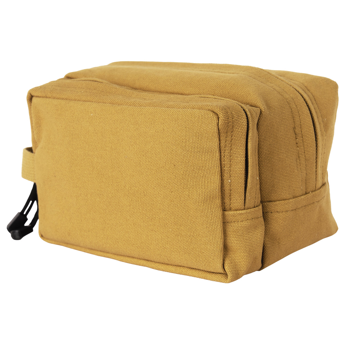 Coyote Brown - Canvas Dual Compartment Travel Kit