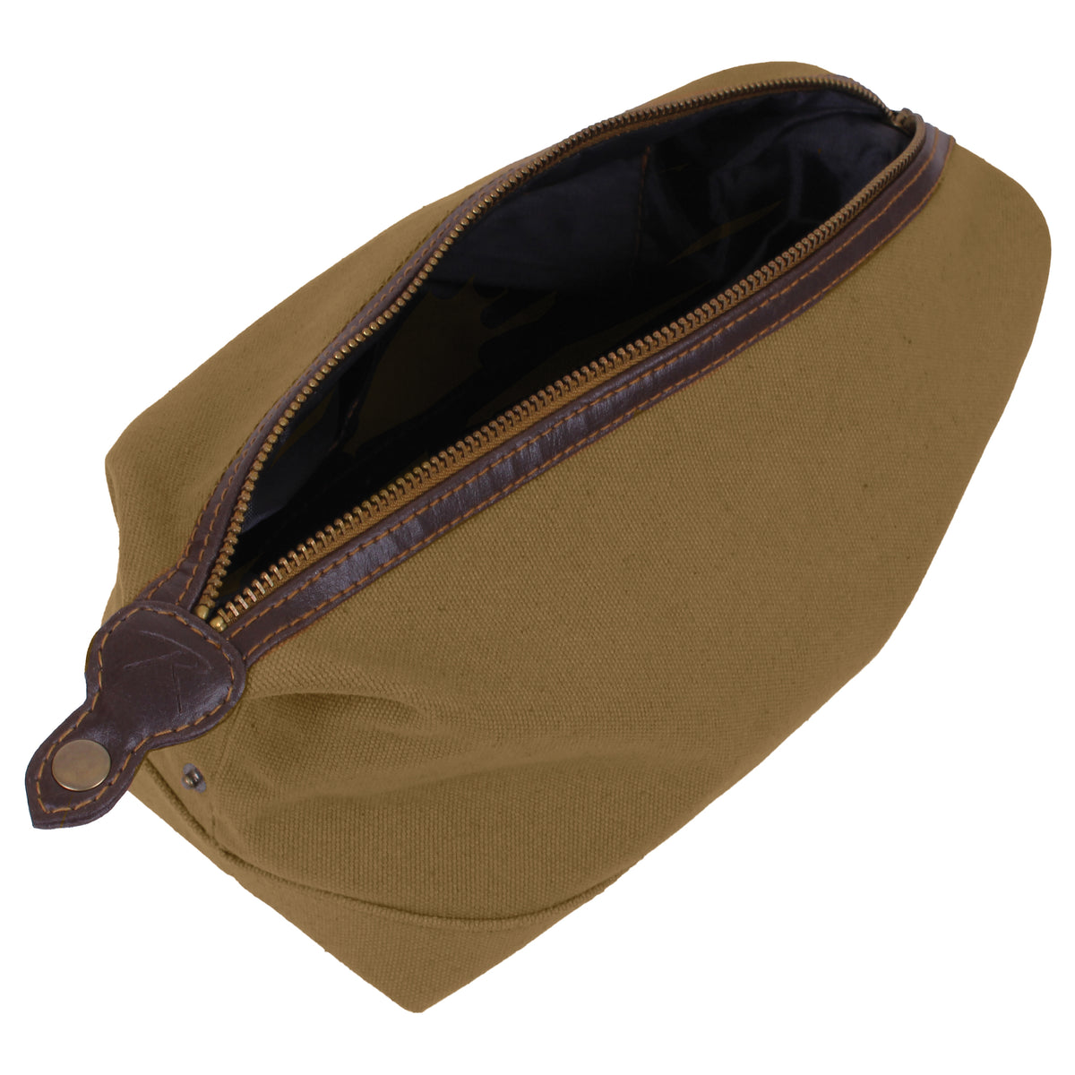 Coyote Brown - Canvas & Leather Travel Kit