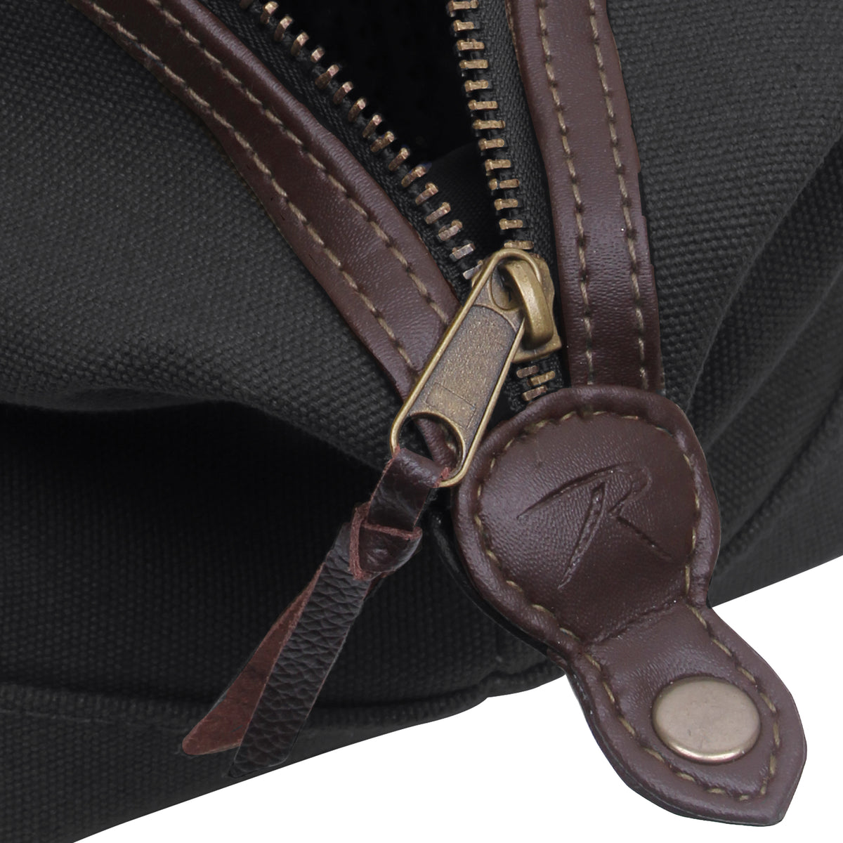 Charcoal Grey - Canvas & Leather Travel Kit