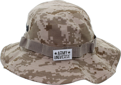 Tactical Boonie Hat Military Bucket Cap Camo Digital or Solid Wide Brim Sun Fishing Bush Booney Hunting Headwear