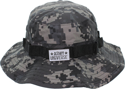 Tactical Boonie Hat Military Bucket Cap Camo Digital or Solid Wide Brim Sun Fishing Bush Booney Hunting Headwear
