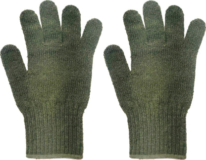 Wool Blend Glove Liners | Unstamped Blank Genuine GI USA Made Army Gloves Liner