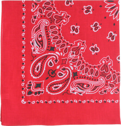 ARMYU Classic Trainmen Paisley Bandanas, Military Army Head Scarf Do-rag Cotton Bandanna Cover Biker Rags