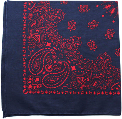 ARMYU Classic Trainmen Paisley Bandanas, Military Army Head Scarf Do-rag Cotton Bandanna Cover Biker Rags
