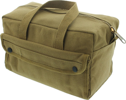 Heavy Duty Cotton Canvas Tool Bag - Military Field Carry Bag - General Purpose Storage Bag