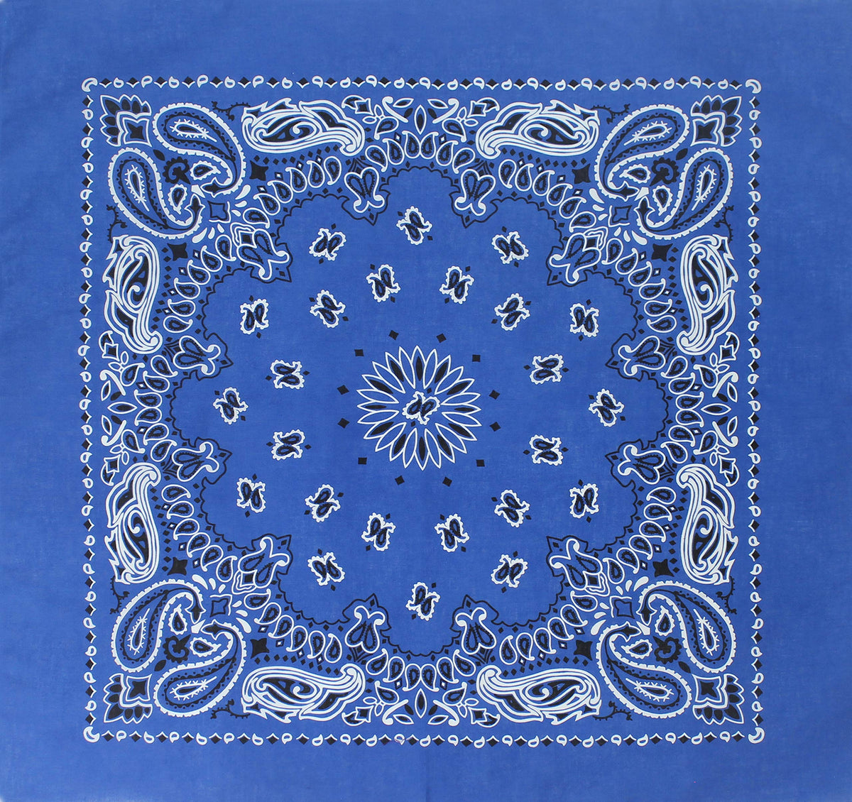 Trainmen Paisley 27" Jumbo Military Bandana Head Scarf Do-rag 100% Cotton Bandanna Face Cover 6-Pack