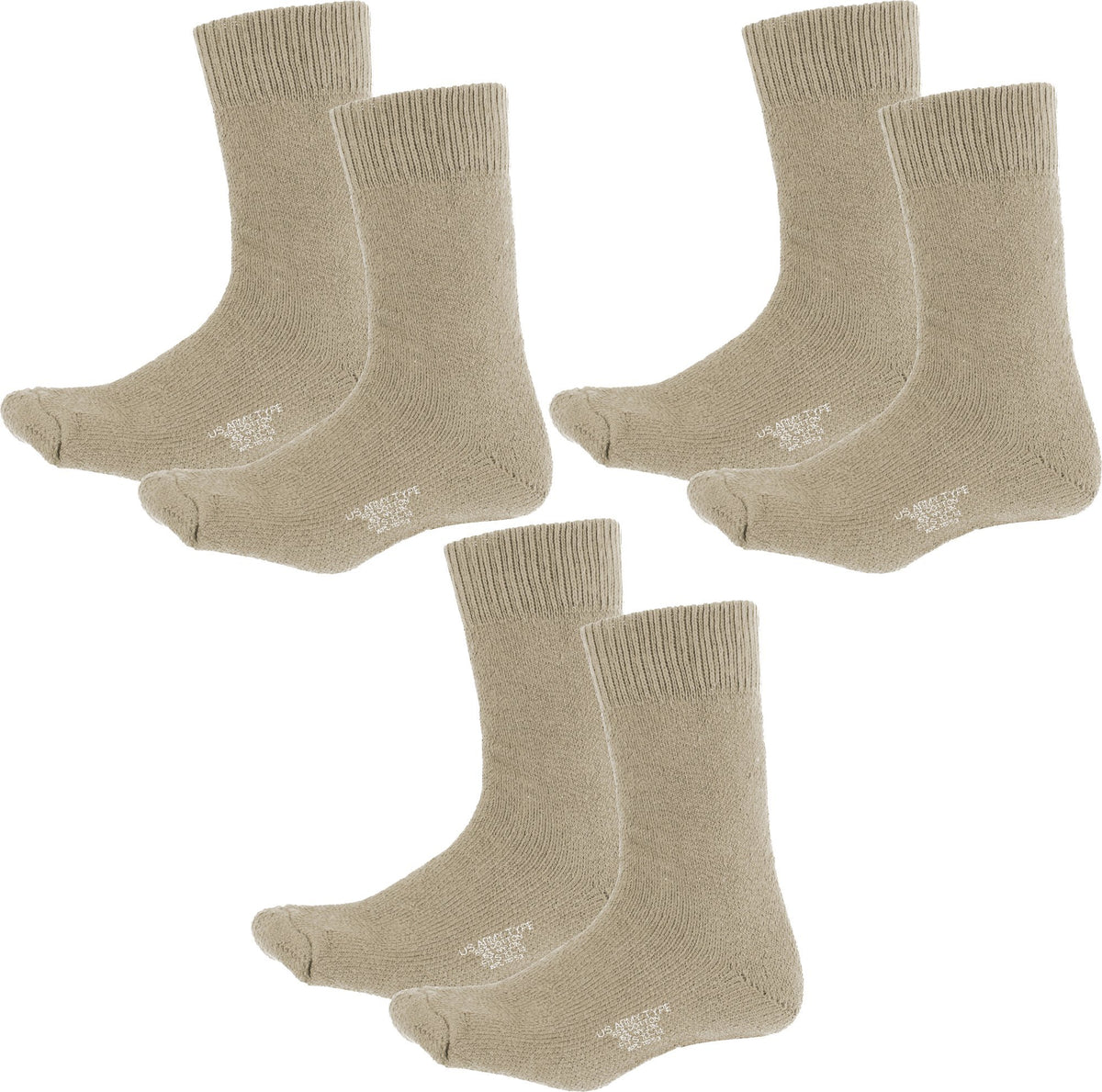 Thermal Boot Socks Heavyweight Genuine GI NYCO Extreme Cold Weather Warm Thick Boot Socks USA Made 3-Pack