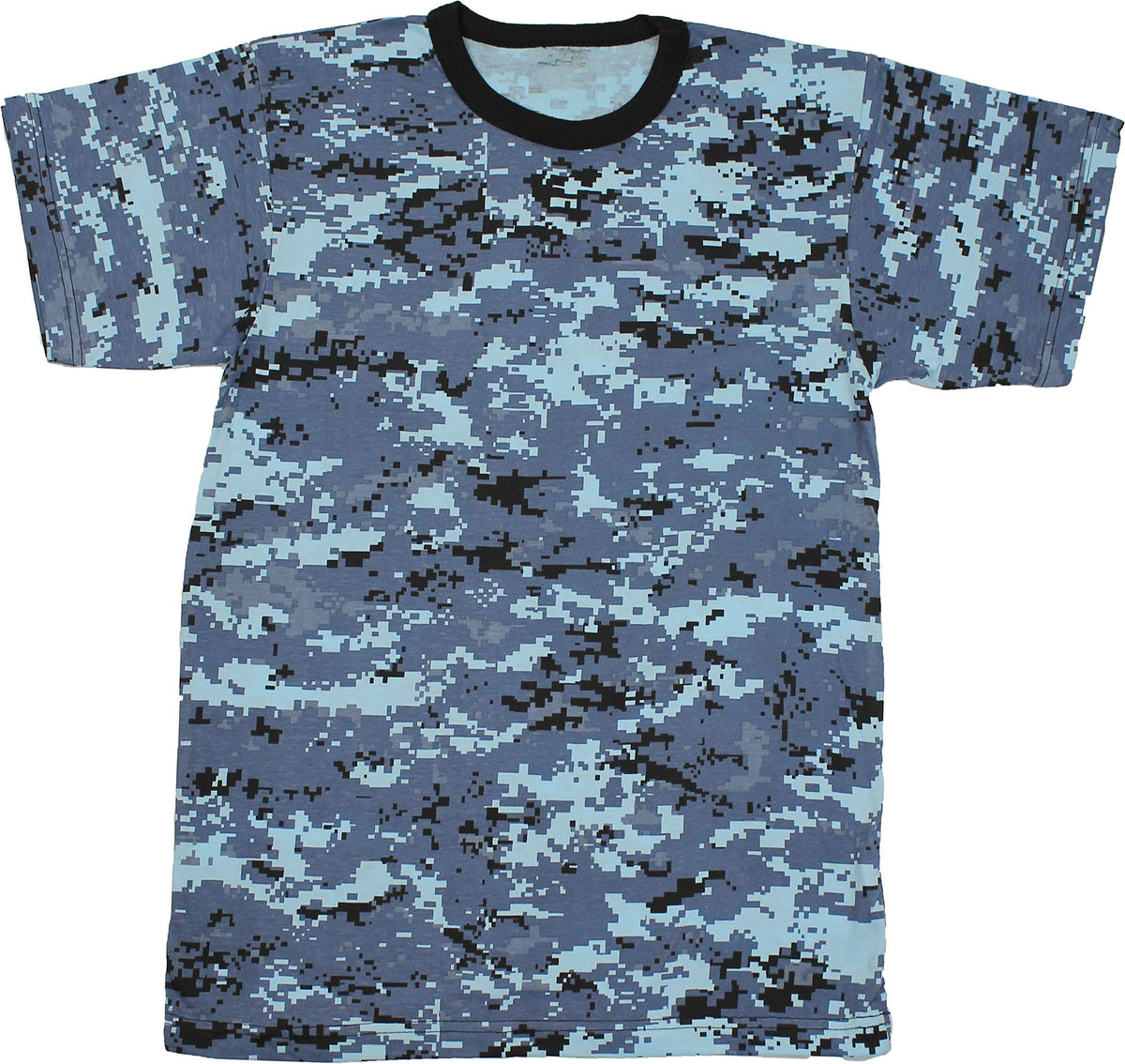 Tactical Camouflage T-Shirt Army Fashion Color Camo Military Crewneck Short Sleeve Top Tee Shirt